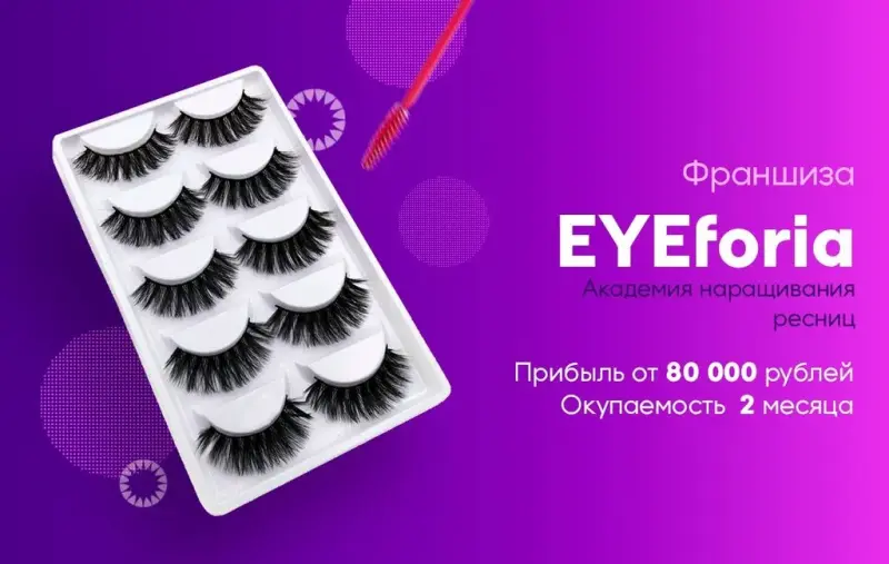 Франшиза EYEforia - академия наращивания ресниц